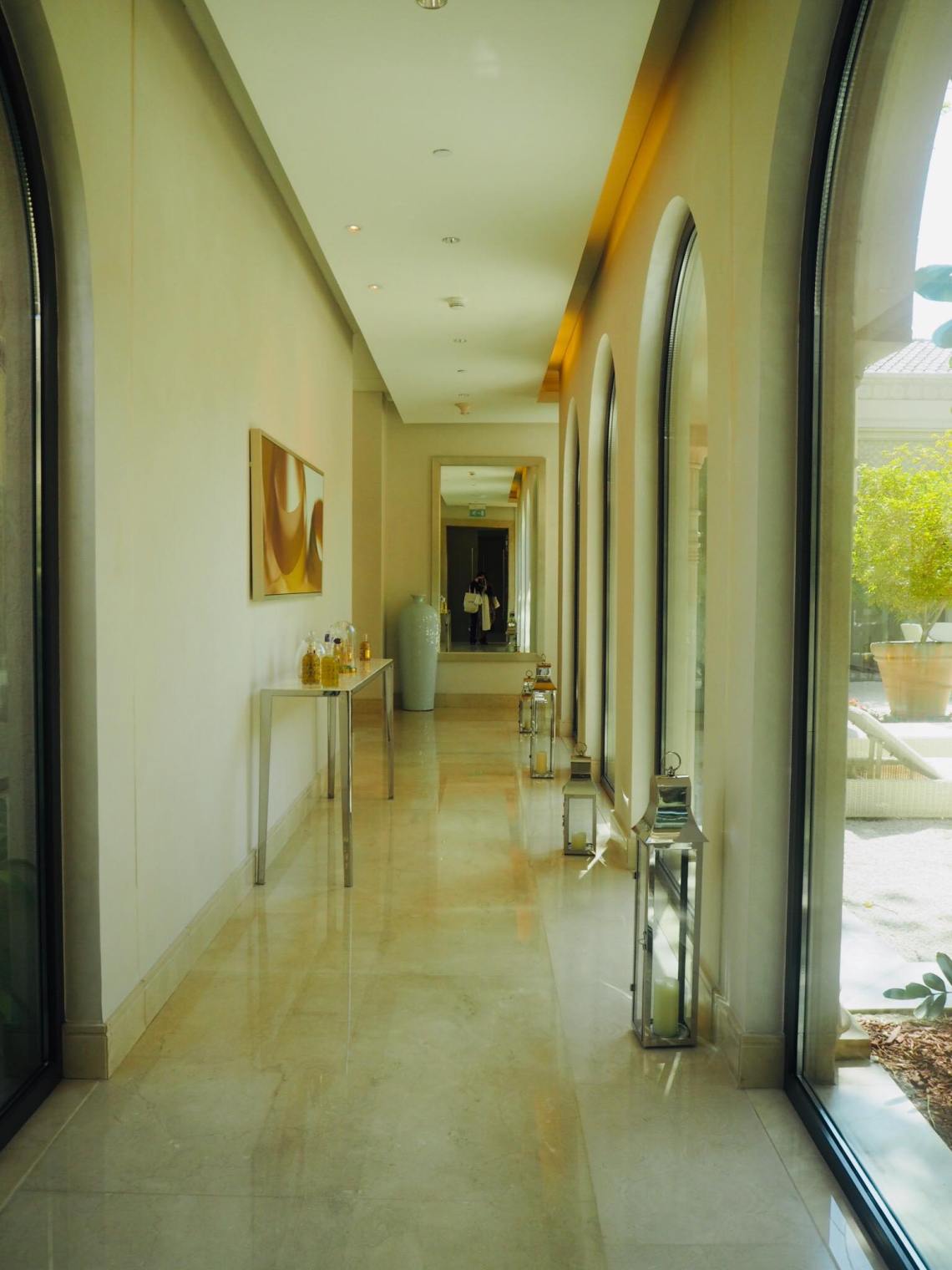 11. Spa hallway